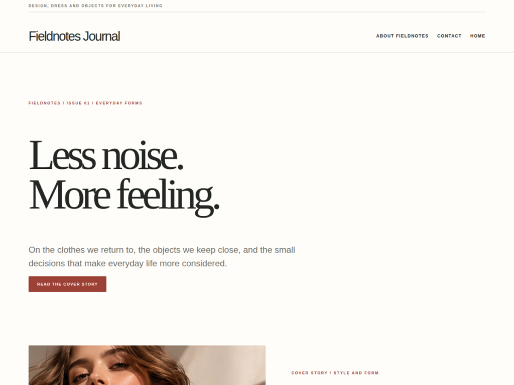 Tessella One | WordPress Block Theme live preview